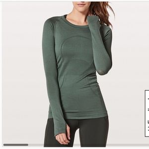NEW Lululemon Swiftly Tech LS Scoop